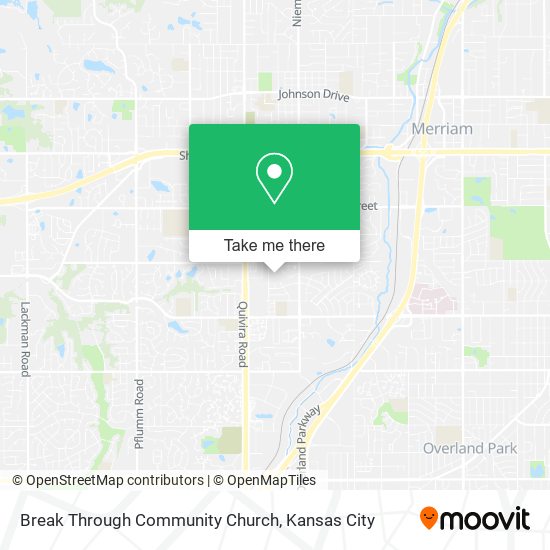 Break Through Community Church map