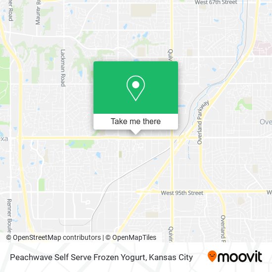 Mapa de Peachwave Self Serve Frozen Yogurt