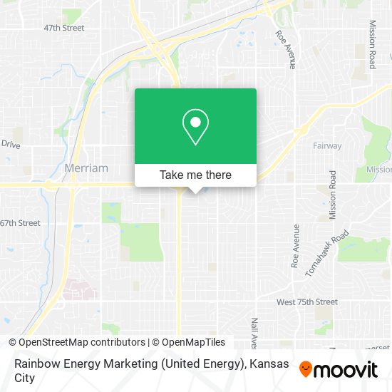 Mapa de Rainbow Energy Marketing (United Energy)