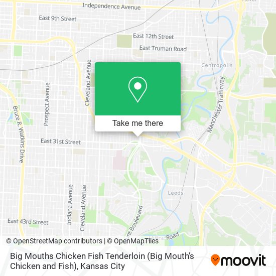 Mapa de Big Mouths Chicken Fish Tenderloin (Big Mouth's Chicken and Fish)