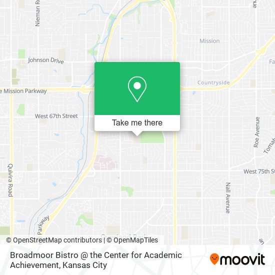 Mapa de Broadmoor Bistro @ the Center for Academic Achievement