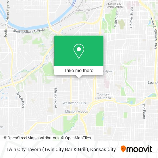 Mapa de Twin City Tavern (Twin City Bar & Grill)