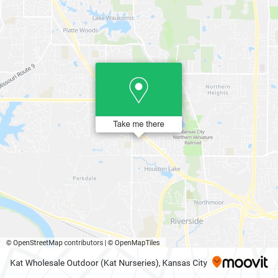 Mapa de Kat Wholesale Outdoor (Kat Nurseries)