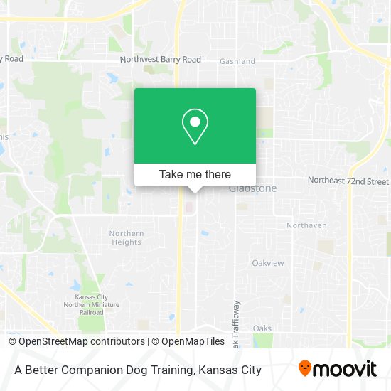 A Better Companion Dog Training map