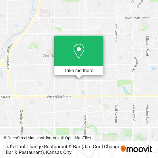 Mapa de JJ's Cool Change Restaurant & Bar