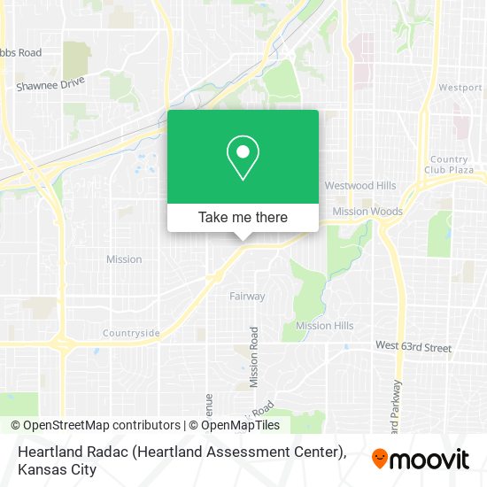 Mapa de Heartland Radac (Heartland Assessment Center)