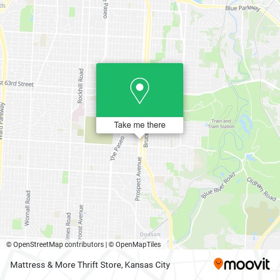 Mapa de Mattress & More Thrift Store