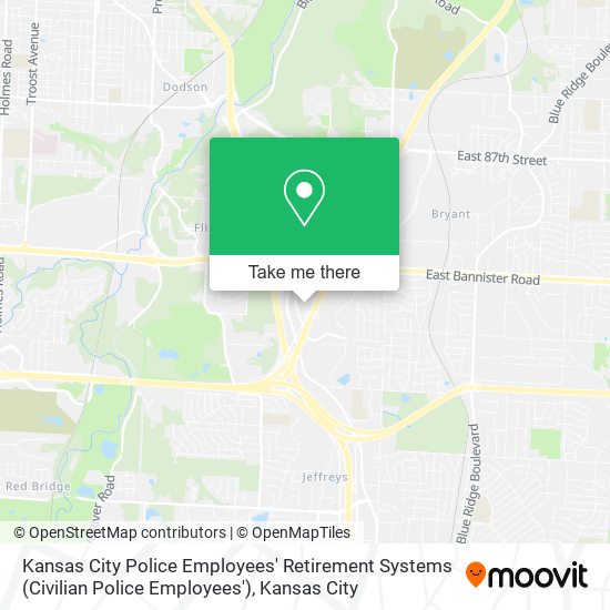 Mapa de Kansas City Police Employees' Retirement Systems (Civilian Police Employees')