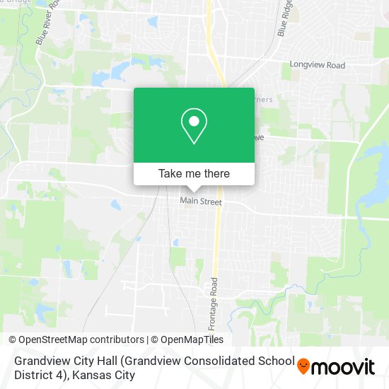 Mapa de Grandview City Hall (Grandview Consolidated School District 4)