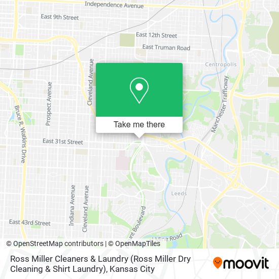 Mapa de Ross Miller Cleaners & Laundry (Ross Miller Dry Cleaning & Shirt Laundry)