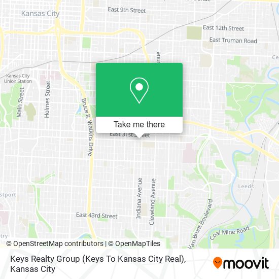 Mapa de Keys Realty Group (Keys To Kansas City Real)
