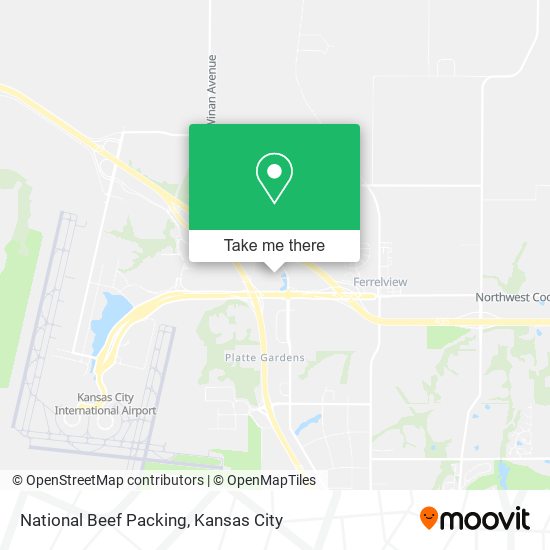 National Beef Packing map