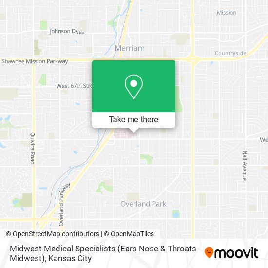 Mapa de Midwest Medical Specialists (Ears Nose & Throats Midwest)
