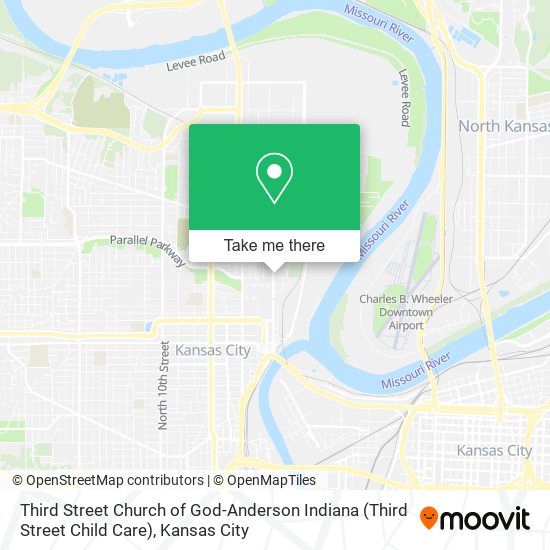 Mapa de Third Street Church of God-Anderson Indiana (Third Street Child Care)