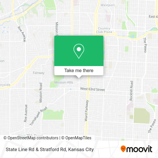 Mapa de State Line Rd & Stratford Rd