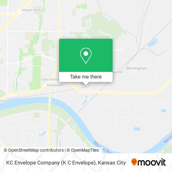 Mapa de KC Envelope Company (K C Envelope)
