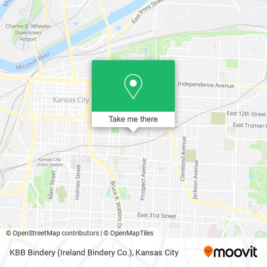 Mapa de KBB Bindery (Ireland Bindery Co.)