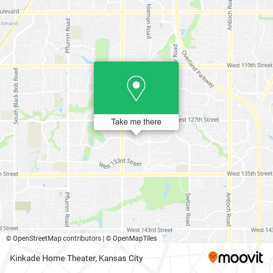 Kinkade Home Theater map