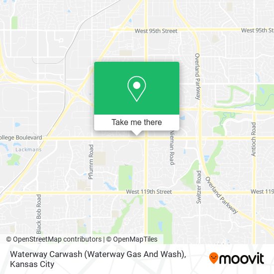 Mapa de Waterway Carwash (Waterway Gas And Wash)