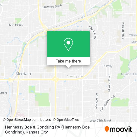 Hennessy Boe & Gondring PA map