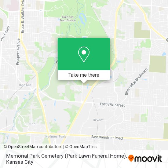 Mapa de Memorial Park Cemetery (Park Lawn Funeral Home)