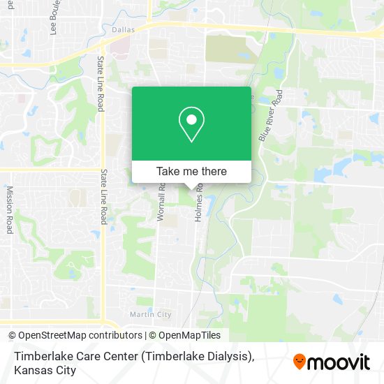 Mapa de Timberlake Care Center (Timberlake Dialysis)