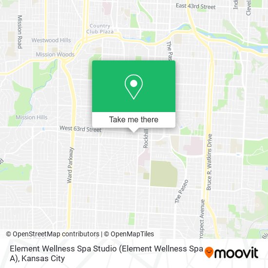 Element Wellness Spa Studio map