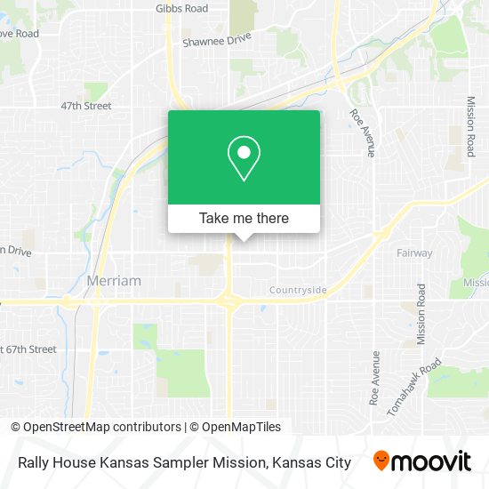 Mapa de Rally House Kansas Sampler Mission
