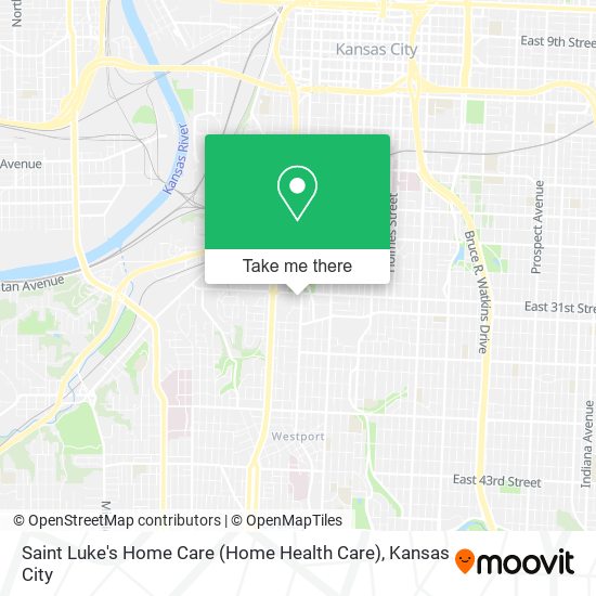 Mapa de Saint Luke's Home Care (Home Health Care)