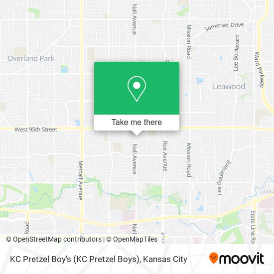 KC Pretzel Boy's (KC Pretzel Boys) map