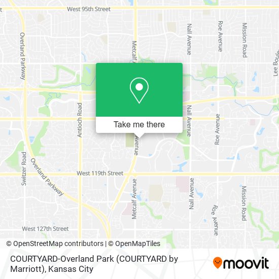 COURTYARD-Overland Park (COURTYARD by Marriott) map