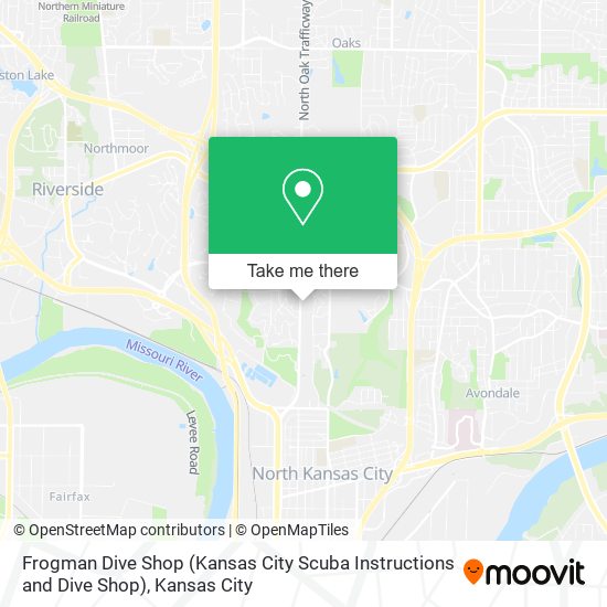 Frogman Dive Shop (Kansas City Scuba Instructions and Dive Shop) map