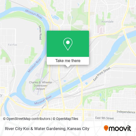 Mapa de River City Koi & Water Gardening
