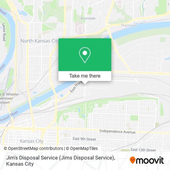 Mapa de Jim's Disposal Service (Jims Disposal Service)