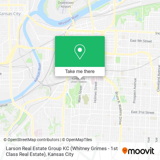 Larson Real Estate Group KC (Whitney Grimes - 1st Class Real Estate) map