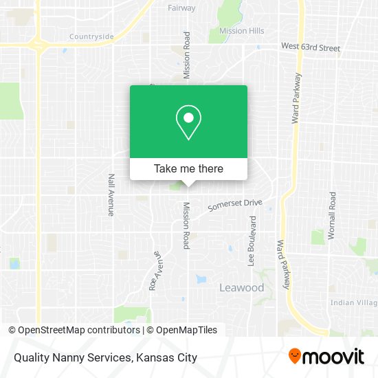 Quality Nanny Services map