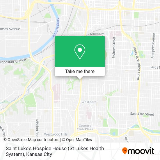 Saint Luke's Hospice House (St Lukes Health System) map