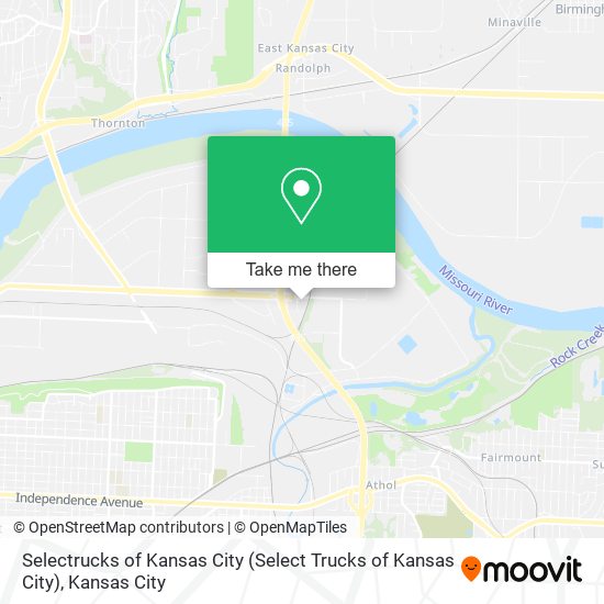Mapa de Selectrucks of Kansas City (Select Trucks of Kansas City)