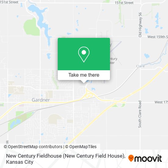 New Century Fieldhouse (New Century Field House) map