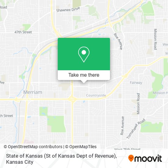 Mapa de State of Kansas (St of Kansas Dept of Revenue)