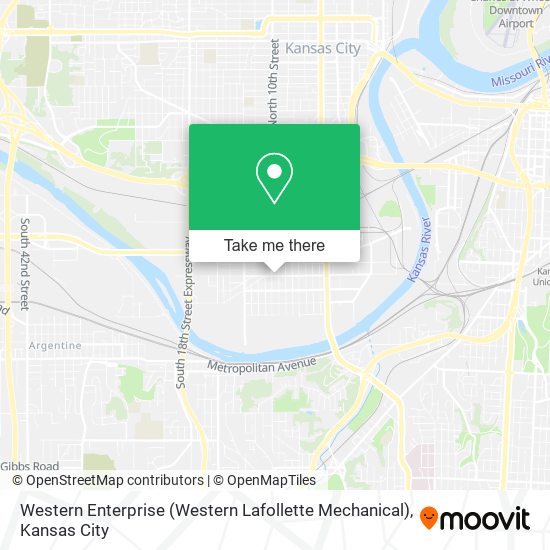 Western Enterprise (Western Lafollette Mechanical) map