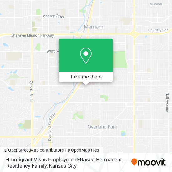 Mapa de -Immigrant Visas Employment-Based Permanent Residency Family