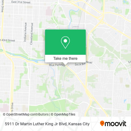 Mapa de 5911 Dr Martin Luther King Jr Blvd