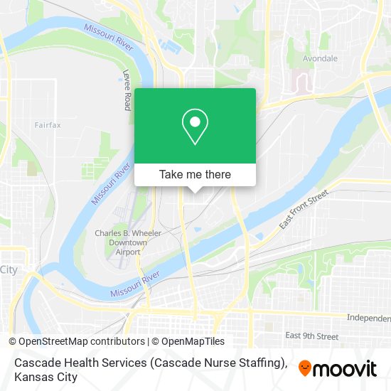 Mapa de Cascade Health Services (Cascade Nurse Staffing)