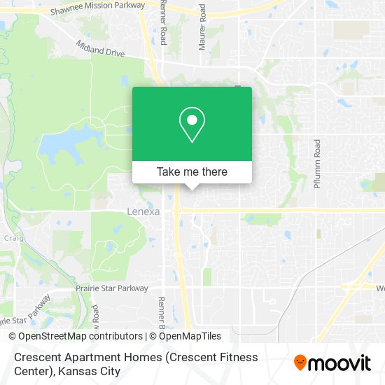 Crescent Apartment Homes (Crescent Fitness Center) map