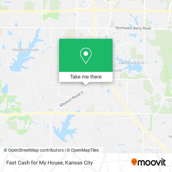 Mapa de Fast Cash for My House