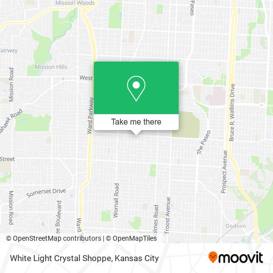 White Light Crystal Shoppe map