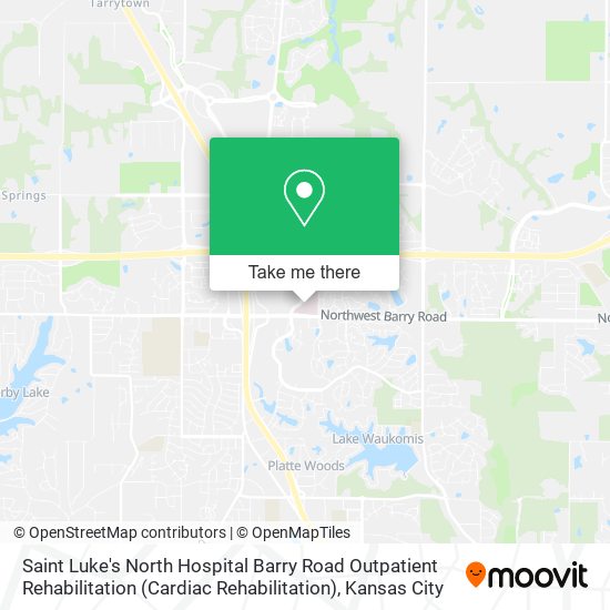 Saint Luke's North Hospital Barry Road Outpatient Rehabilitation (Cardiac Rehabilitation) map