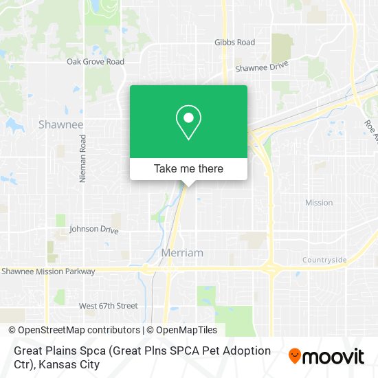 Mapa de Great Plains Spca (Great Plns SPCA Pet Adoption Ctr)