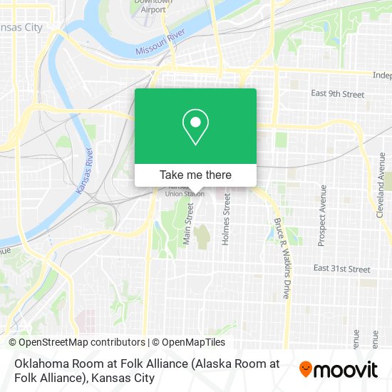 Mapa de Oklahoma Room at Folk Alliance
